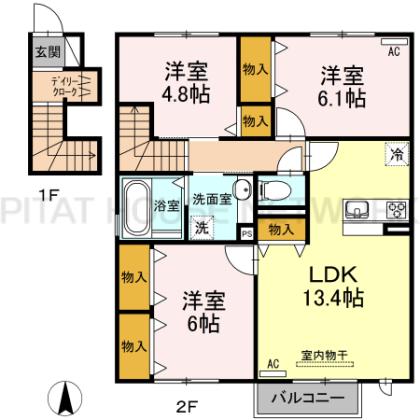  間取り図写真
