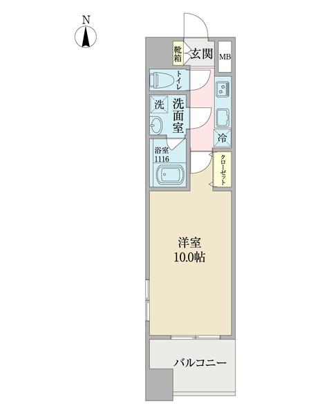 ヴィルクレア桜山（0601） 間取り図画像