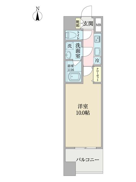 ヴィルクレア桜山（0809） 間取り図画像