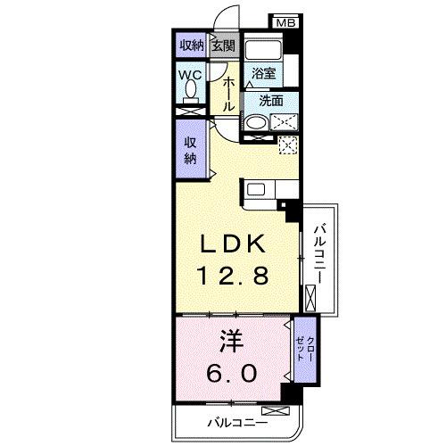 プラシード・アルバ（301） 間取り図画像