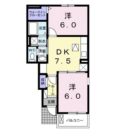 スミカ（106） 間取り図画像