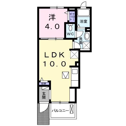 カーサ　エレガンテ（103） 間取り図画像