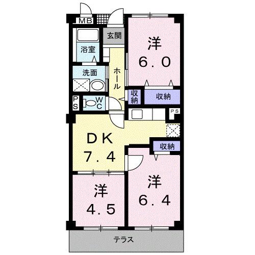 グラディオ１０（103） 間取り図画像