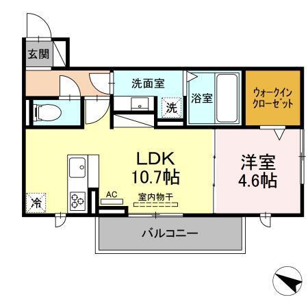 フィーミュール（302） 間取り図画像