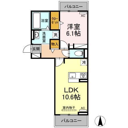 アヴァン（301） 間取り図画像