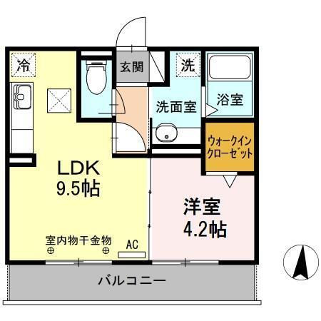 ルチェーレ龍禅寺（102） 間取り図画像