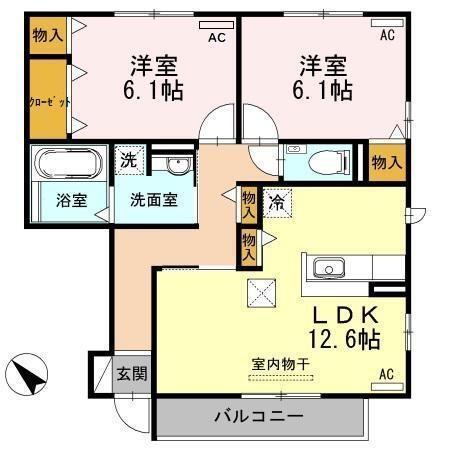 ポルトフィーノ（101） 間取り図画像