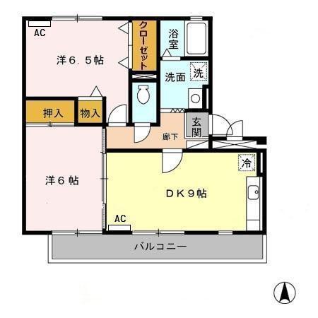 アネーロＳＴ（302） 間取り図画像