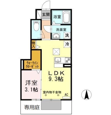 グランドゥール　A（103） 間取り図画像