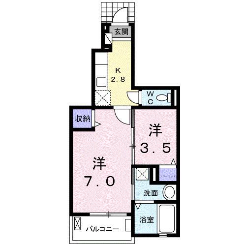 エムズアークⅡ（102） 間取り図画像