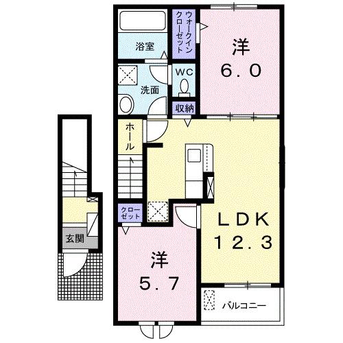 レイア（203） 間取り図画像