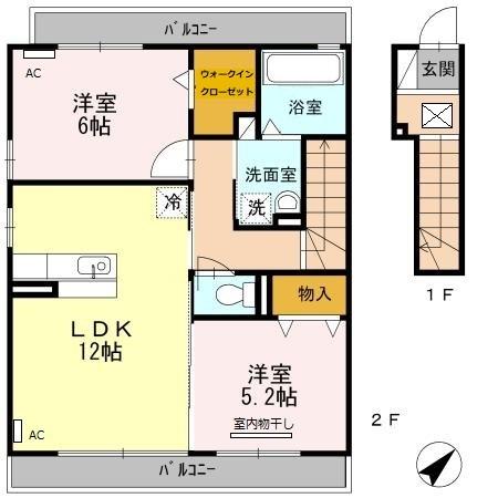 ガーデン・アカシア（202） 間取り図画像