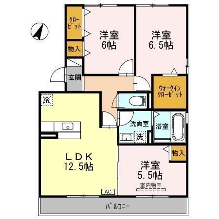 ポポラーレ（301） 間取り図画像