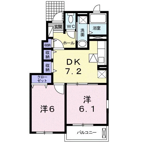 レガート（101） 間取り図画像