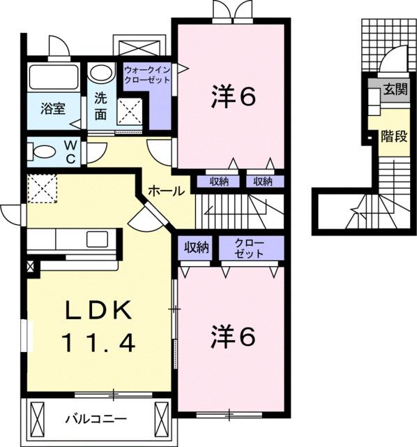 エレガント　ヒルズ（205） 間取り図画像