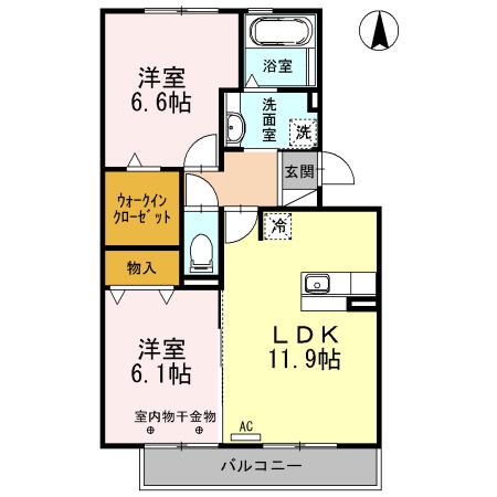 Ｃａｓａ Ｆｅｌｉｃｅ　B（306） 間取り図画像