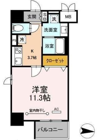 CASA99（405） 間取り図画像