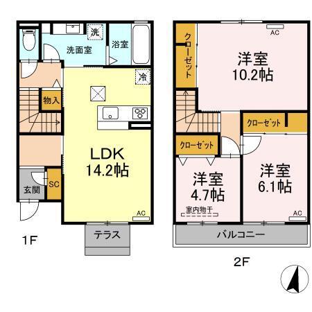  間取り図写真