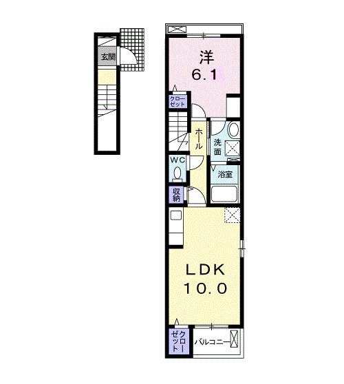 ビーグルーヴ新栄Ⅱ（201） 間取り図画像
