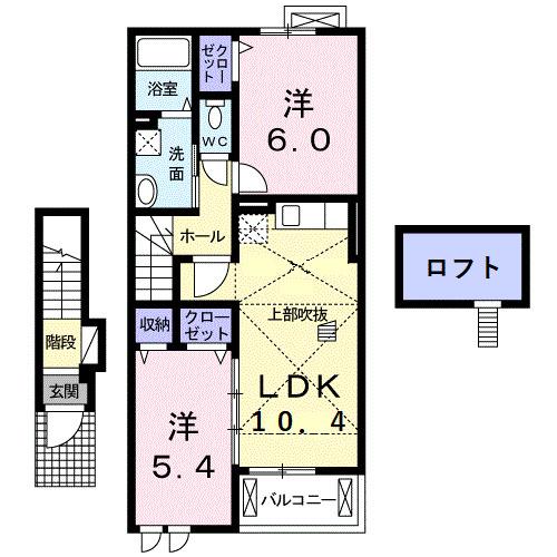 フィオリース．３（203） 間取り図画像