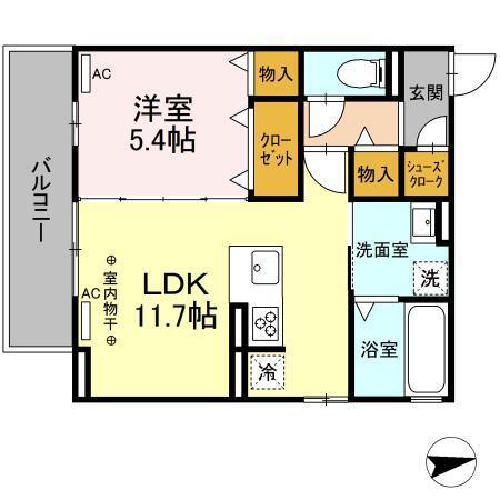 D-Hills名塚町（201） 間取り図画像
