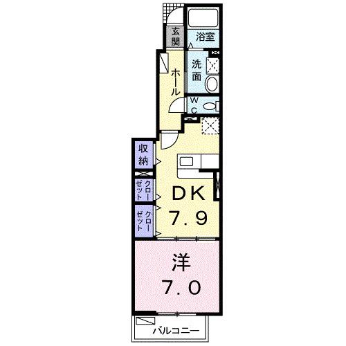 シーサイドグランデ　Ａ（102） 間取り図画像