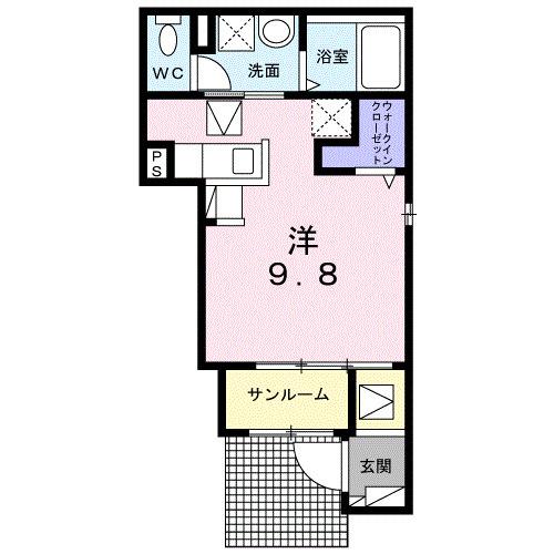 ファイン　ジニア　Ａ（103） 間取り図画像