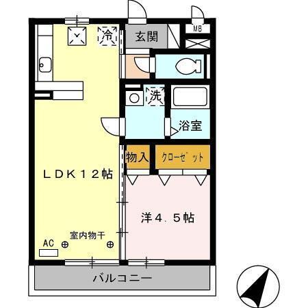 ジーンズコート（103） 間取り図画像
