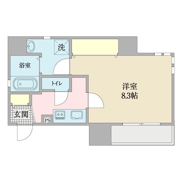 Ｋ　Ｓｍａｒｔ　Ｉｍａｉｋｅ（0401） 間取り図画像
