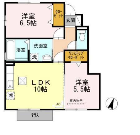 エスポワール美合（103） 間取り図画像
