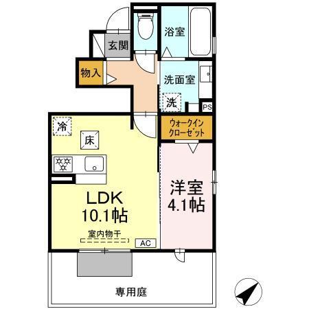 D-avanceつつじが丘（102） 間取り図画像