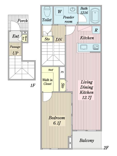 チェルシーミードＶ 間取り図画像