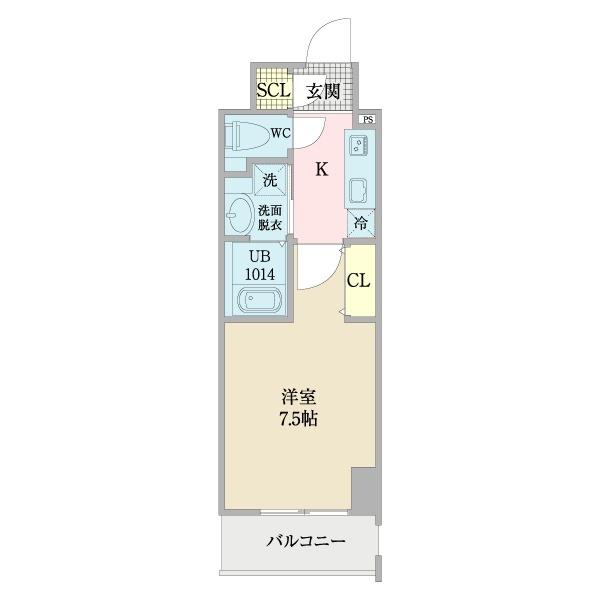 プレイズシード浅間町 間取り図画像