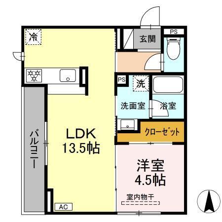 D-avance 西塚（205） 間取り図画像