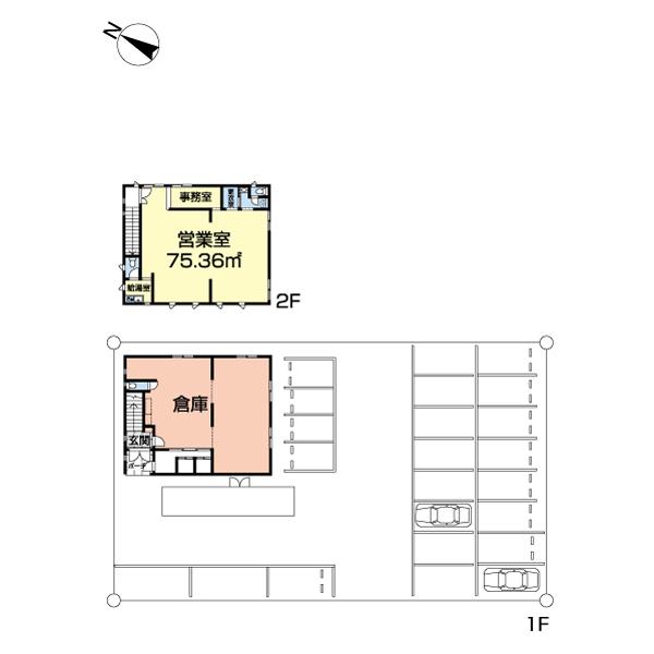 守山区小六町　事務所・倉庫（‐） 間取り図画像