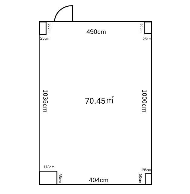 マンションソニア（1B） 間取り図画像