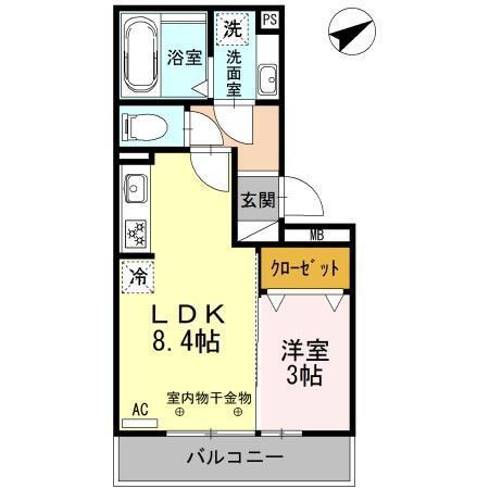 レグルス東刈谷（203） 間取り図画像