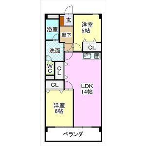 瑞和ビル（402） 間取り図画像