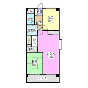 瑞和ビル（403） 間取り図画像