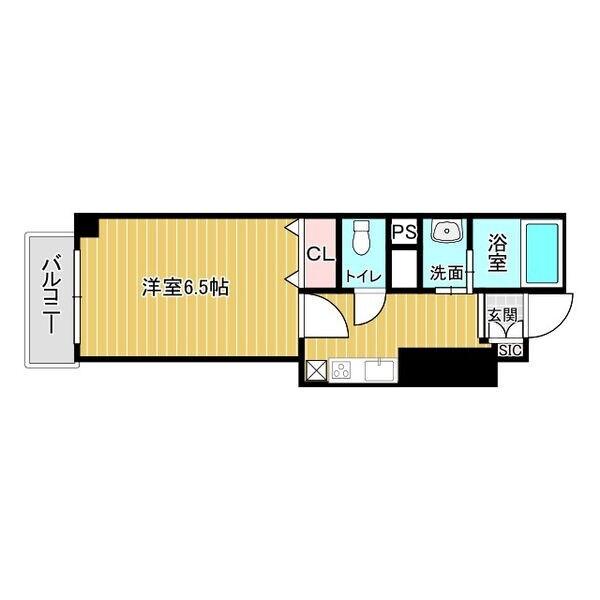I・Sビル（502） 間取り図画像