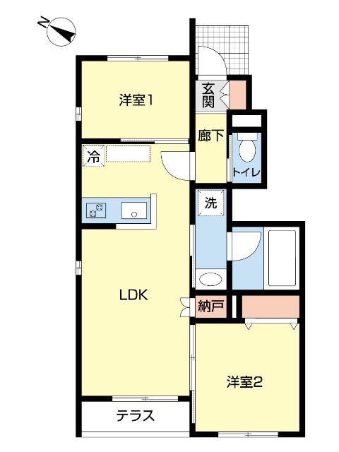 レ　シュエット 間取り図画像