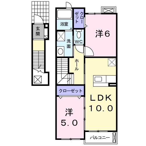 グランツ（203） 間取り図画像