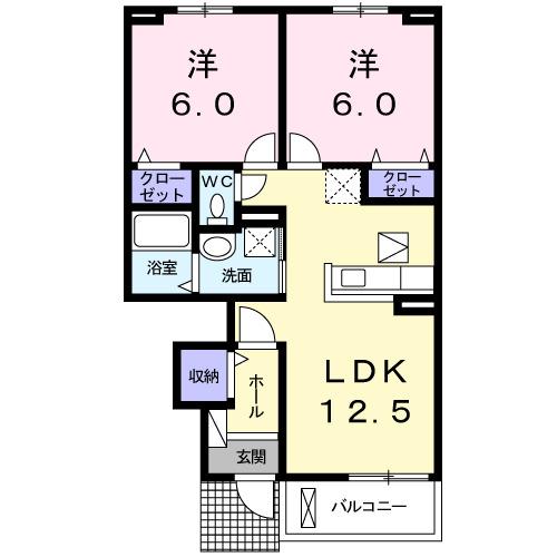 ブラン・フォーレ（103） 間取り図画像