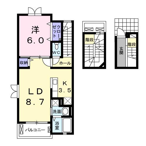 ユリシス（301） 間取り図画像