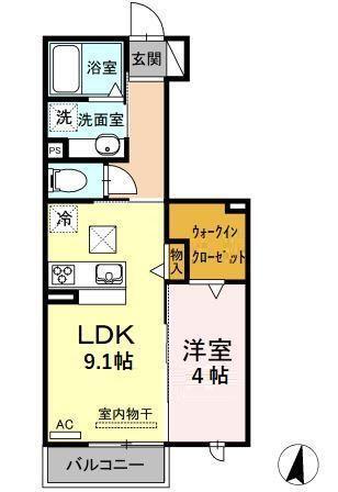 ルーチェ　A（102） 間取り図画像