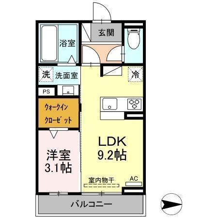 トカティ（302） 間取り図画像