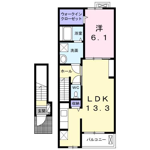 トーサせがみ（202） 間取り図画像