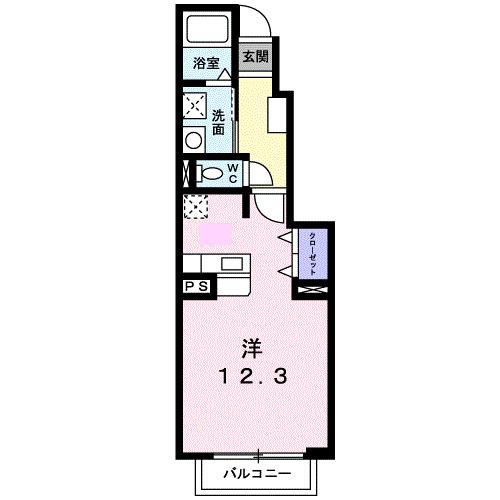 プリムローズトモ　Ｂ（105） 間取り図画像