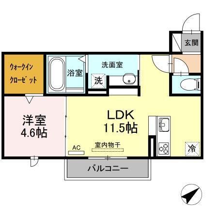 アベニール・Ｔ（203） 間取り図画像