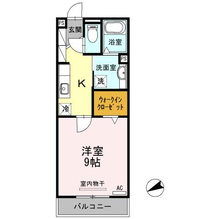 アムールＹＨ（203） 間取り図画像